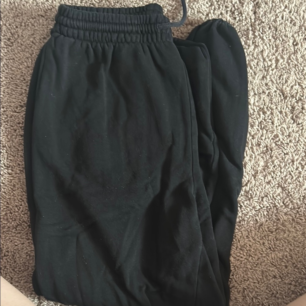 Kids Black Jogger Pants